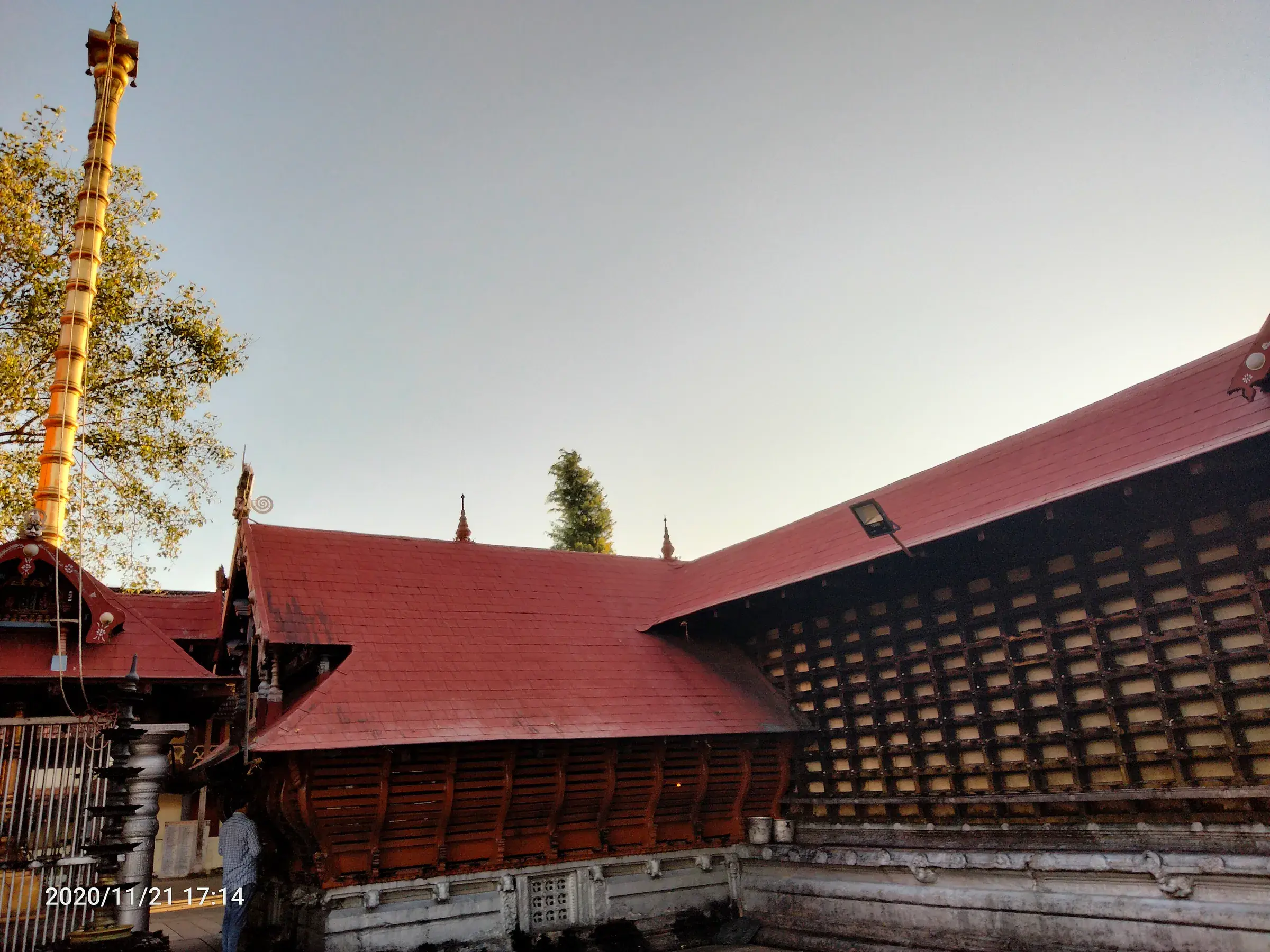 The traditional temple buildings at Ambalappuzha