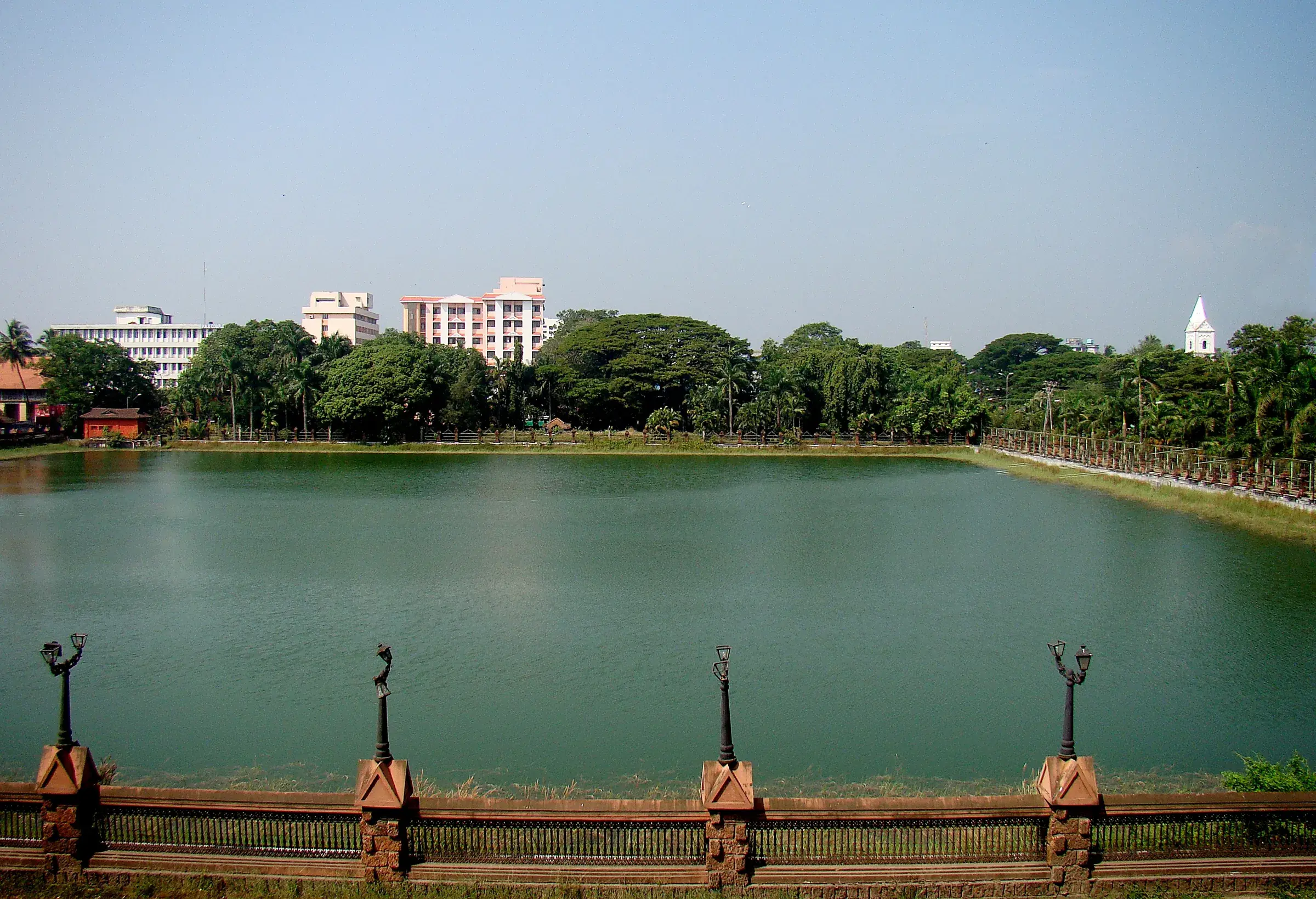 The large tank at Mananchira in Kozhikode