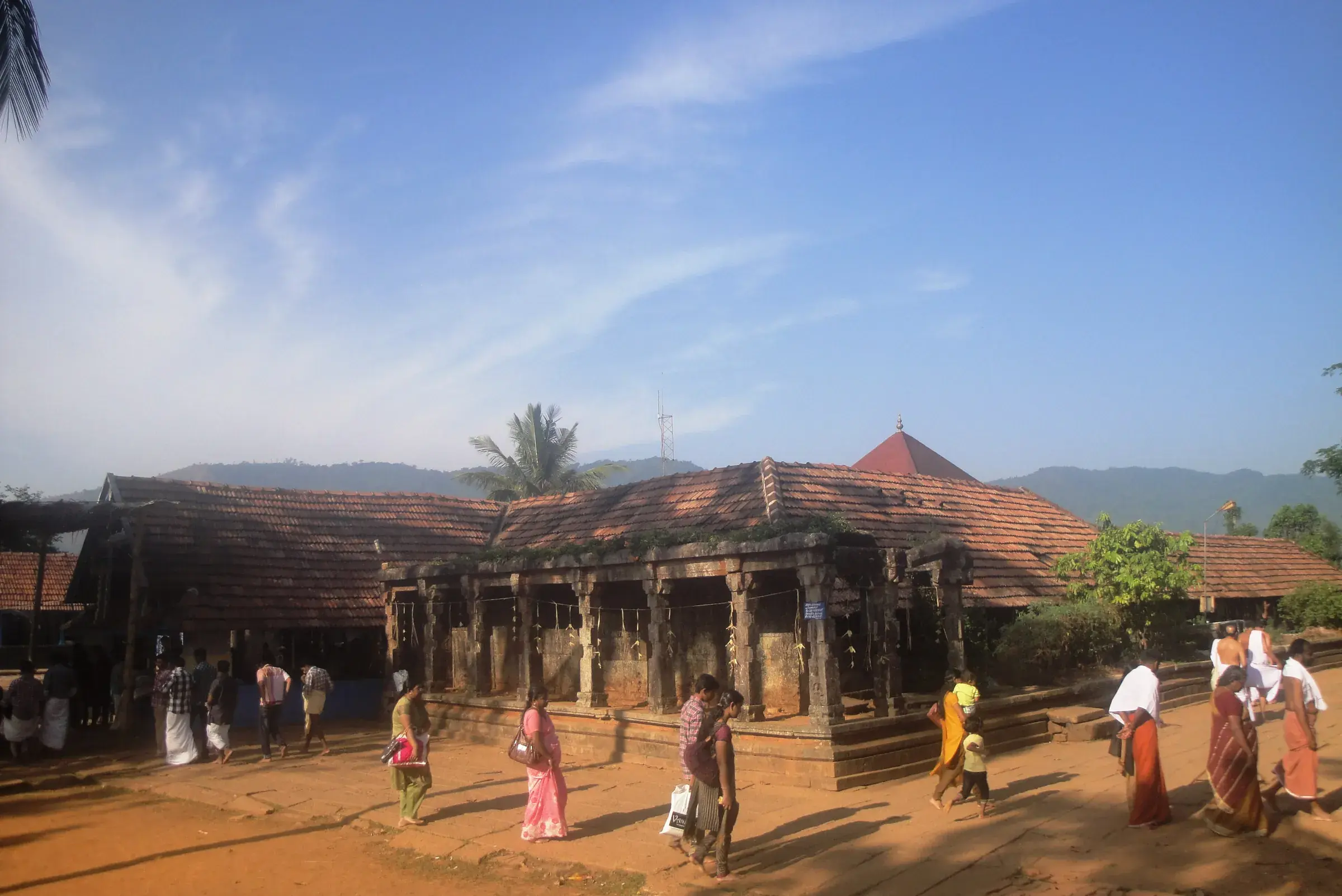 The stone temple at Thirunelli in the Brahmagiri hills
