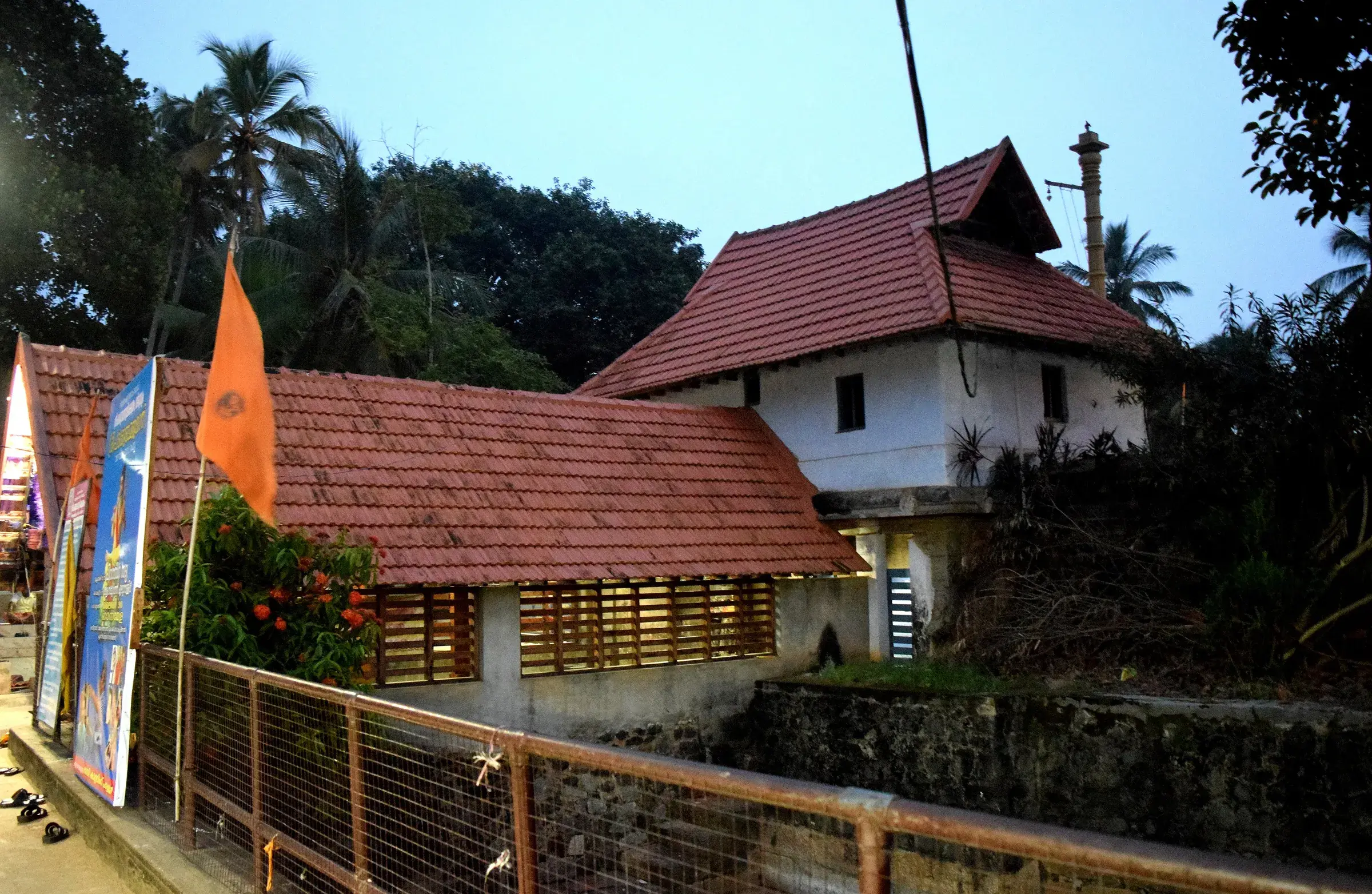 The entrance of the Parasurama temple at Thiruvallam